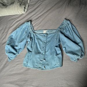 Denim blouse H&M